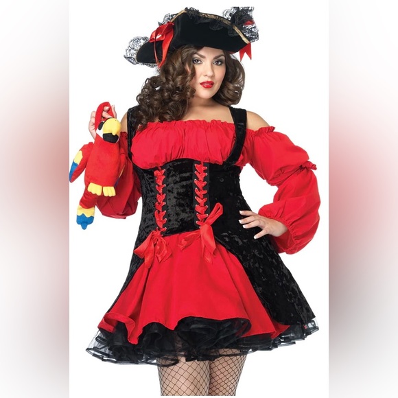 🎃 Halloween Costume Sexy Vixen Pirate Wench 🏴‍☠️ Size 3X/4X - Picture 4 of 4